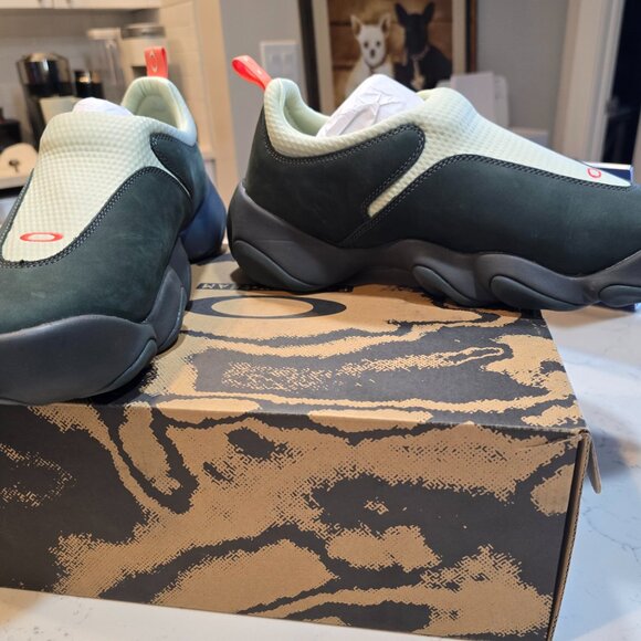 Oakley Factory Team Flesh x Brain Dead Mens Size 13 Sandals Mule Slide NEW RARE - Picture 2 of 14